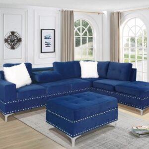 Velvet Sectional